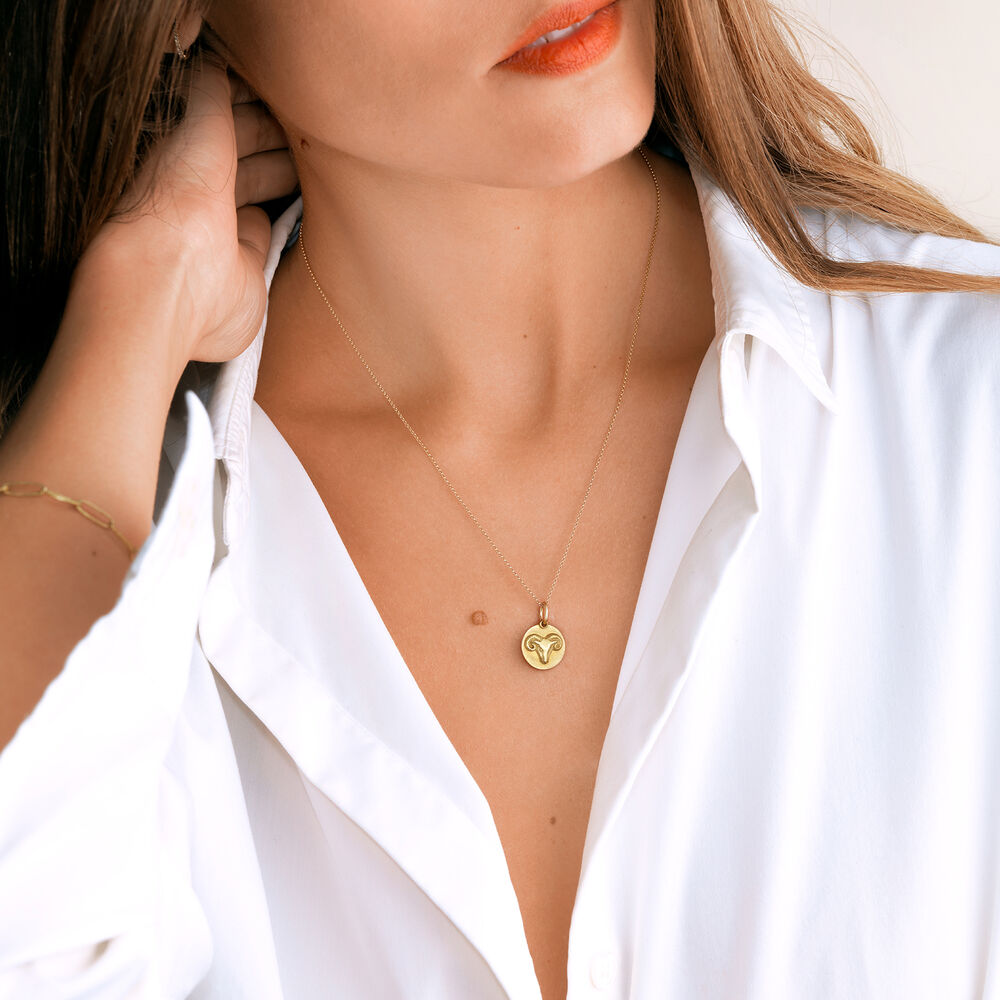 Mythology 18ct Gold Aries Necklace | Annoushka jewelley